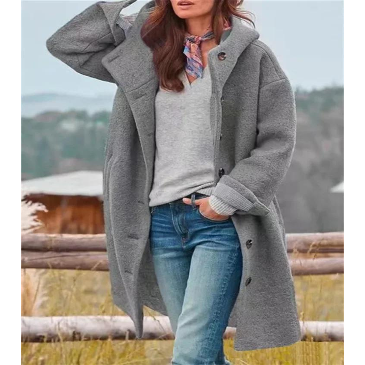 The Eira — Plush Teddy Coat