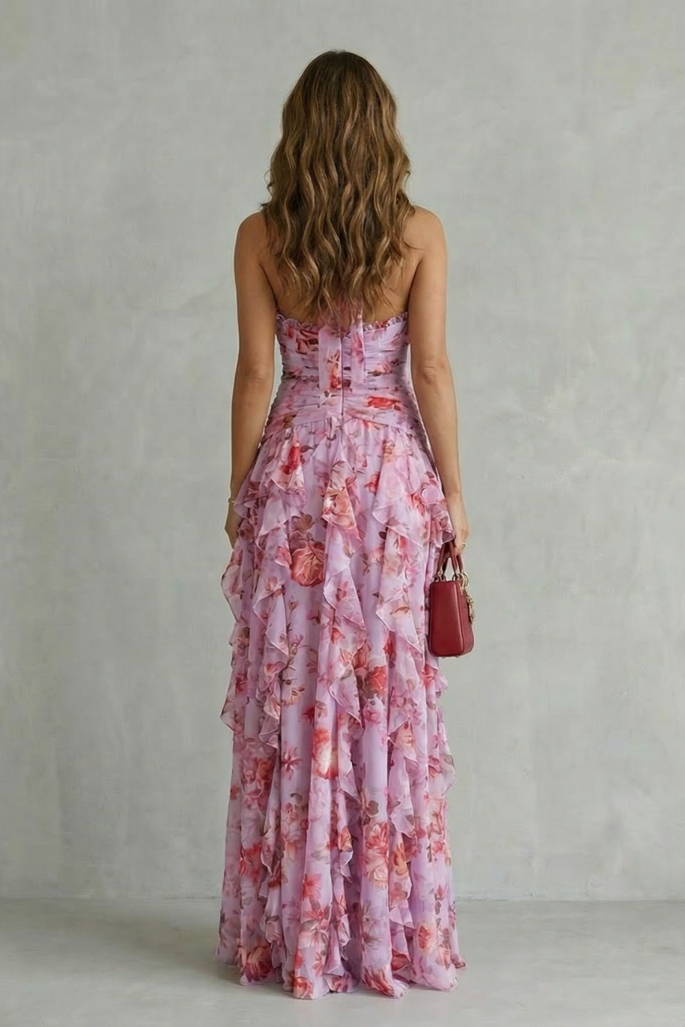 Robe longue élégante à col halter – Maison Claire et Sylvie