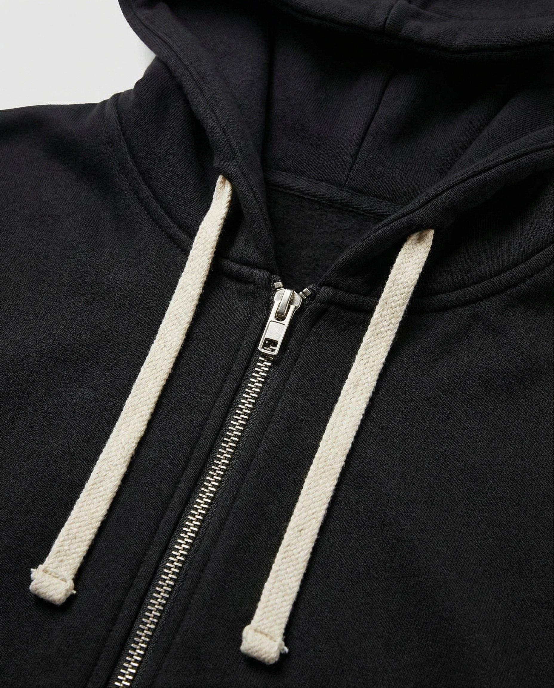 The Lyra Longline Zip Hoodie — Midnight