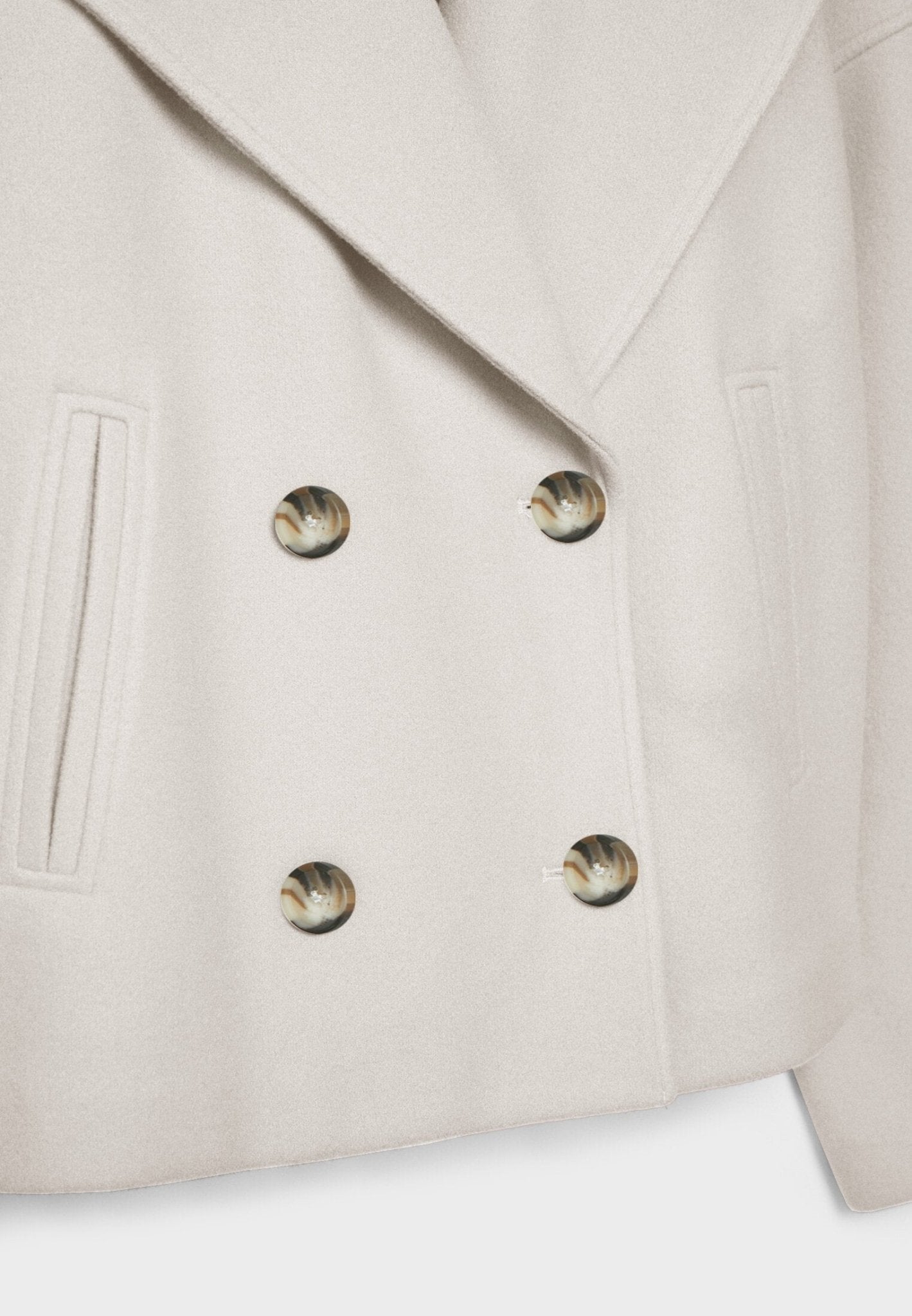 The Sira — Cropped Double-Breasted Blazer