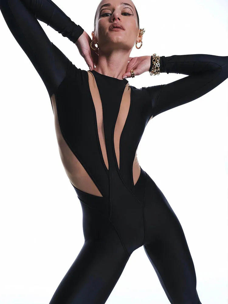The Voro Jumpsuit — Onyx Panel