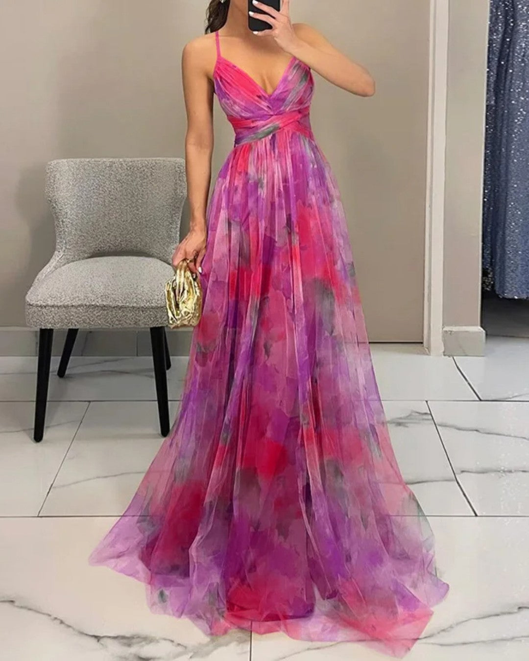 Robe Élégante en Soie Marbella – Maison Claire et Sylvie