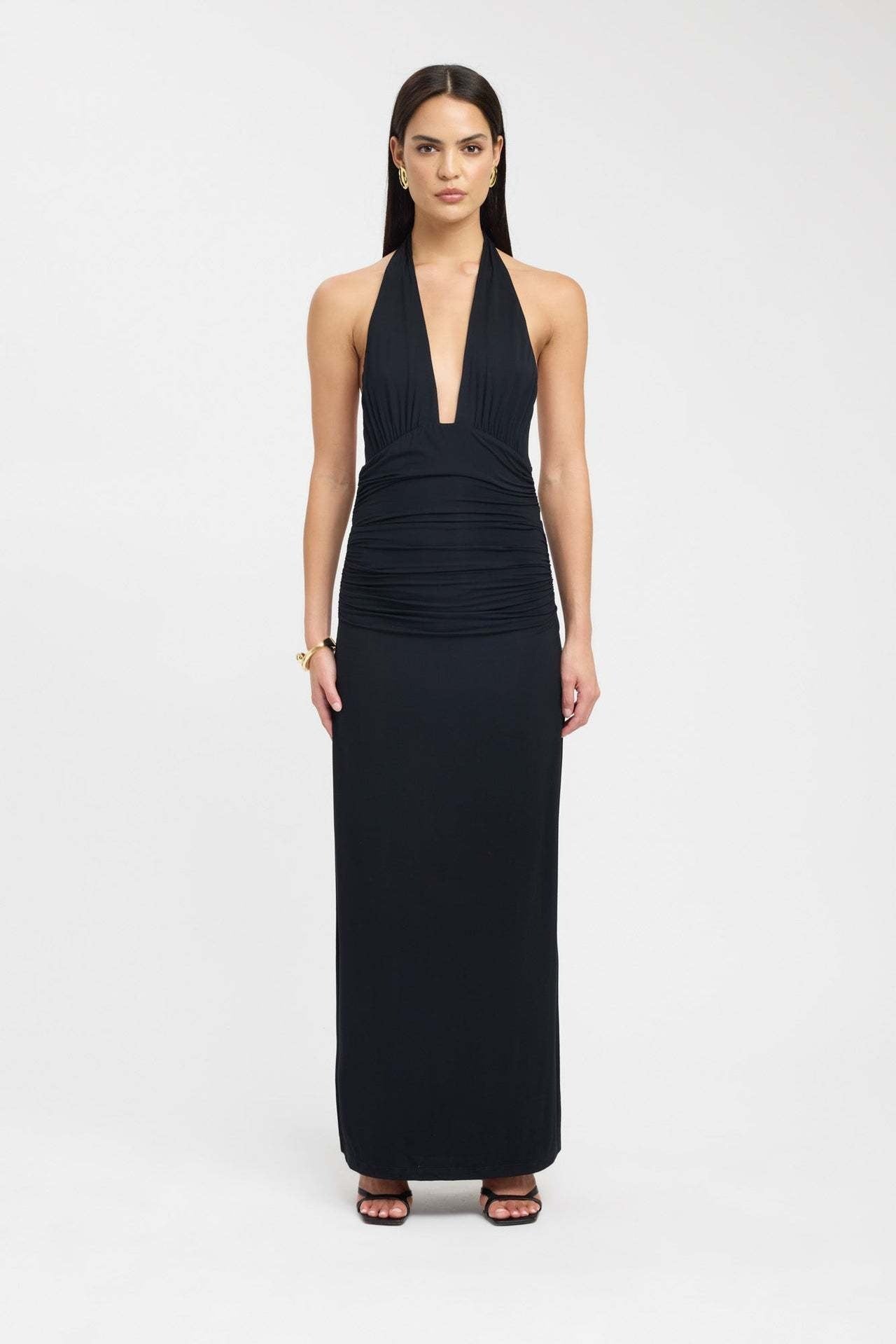 CARMEN | Robe Maxi avec Taille Froncée