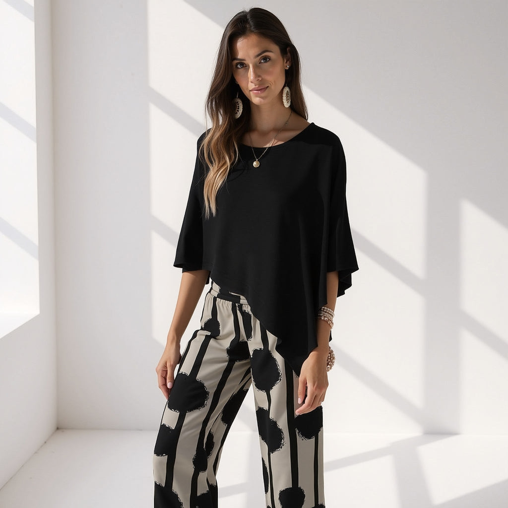 The Tova Set — Mist Abstract Two-Piece