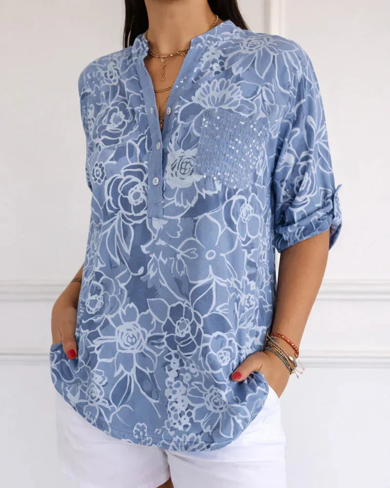 Camila | Blouse élégante avec une poche
