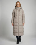Idris — Khaki Longline Puffer Coat