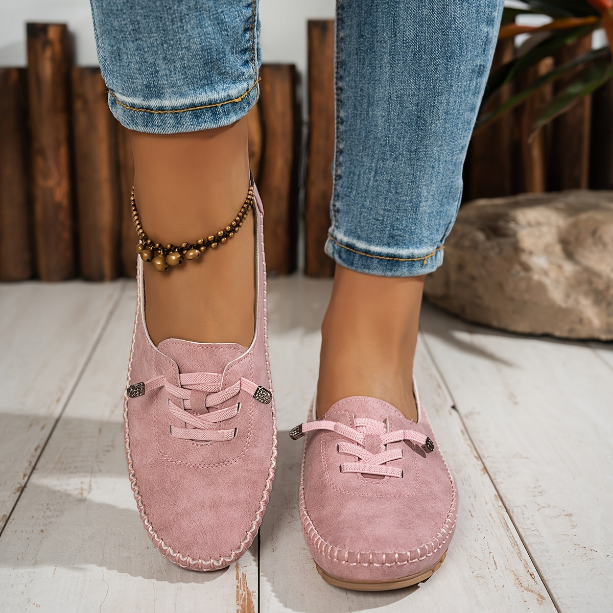 The Ellen — Whisper Suede Moccasins