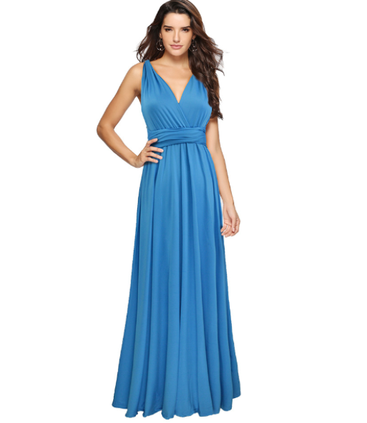 The Liora — Multiway Wrap Maxi Dress