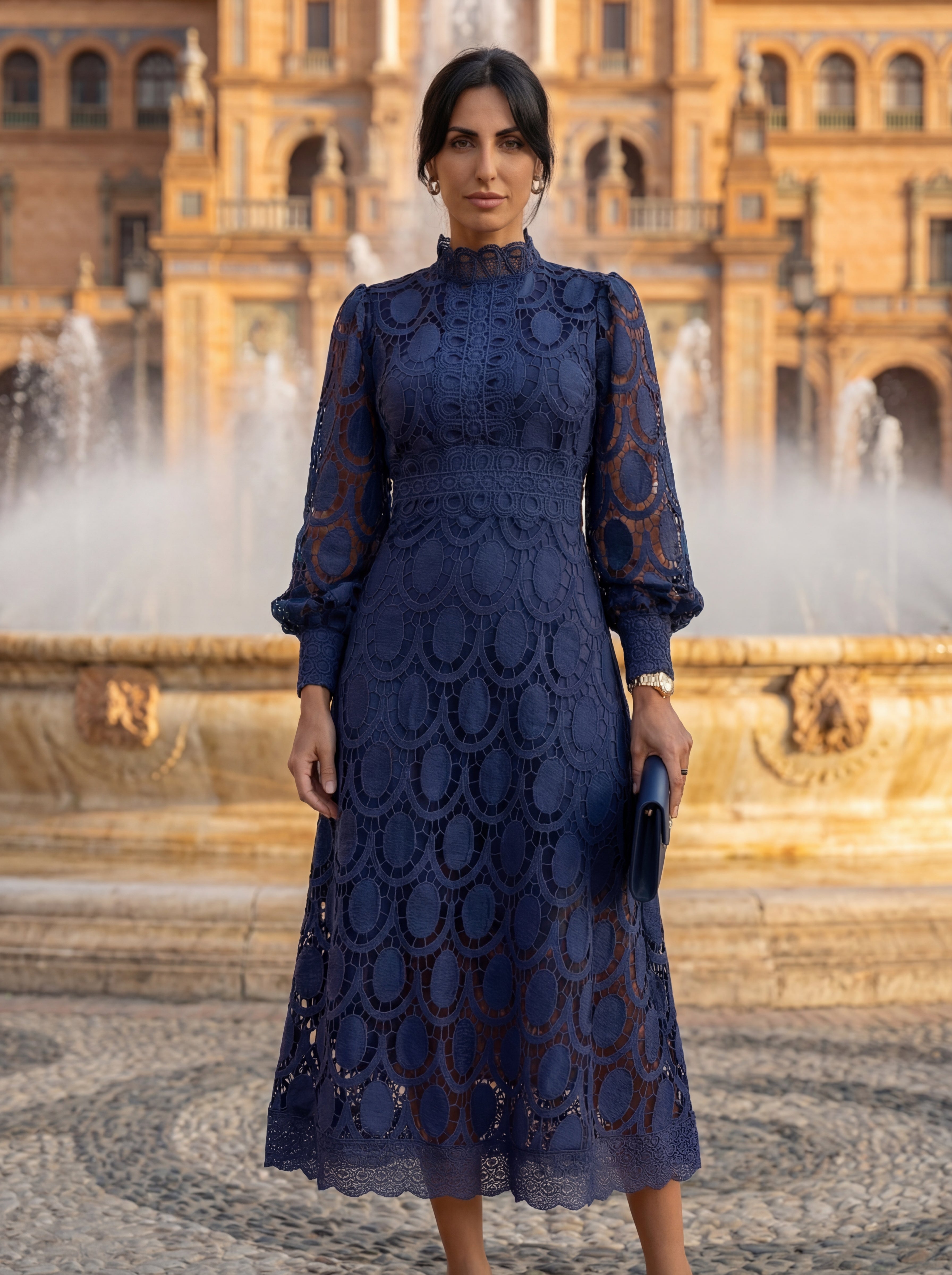Robe Élégante en Soie Carmona – Maison Claire et Sylvie