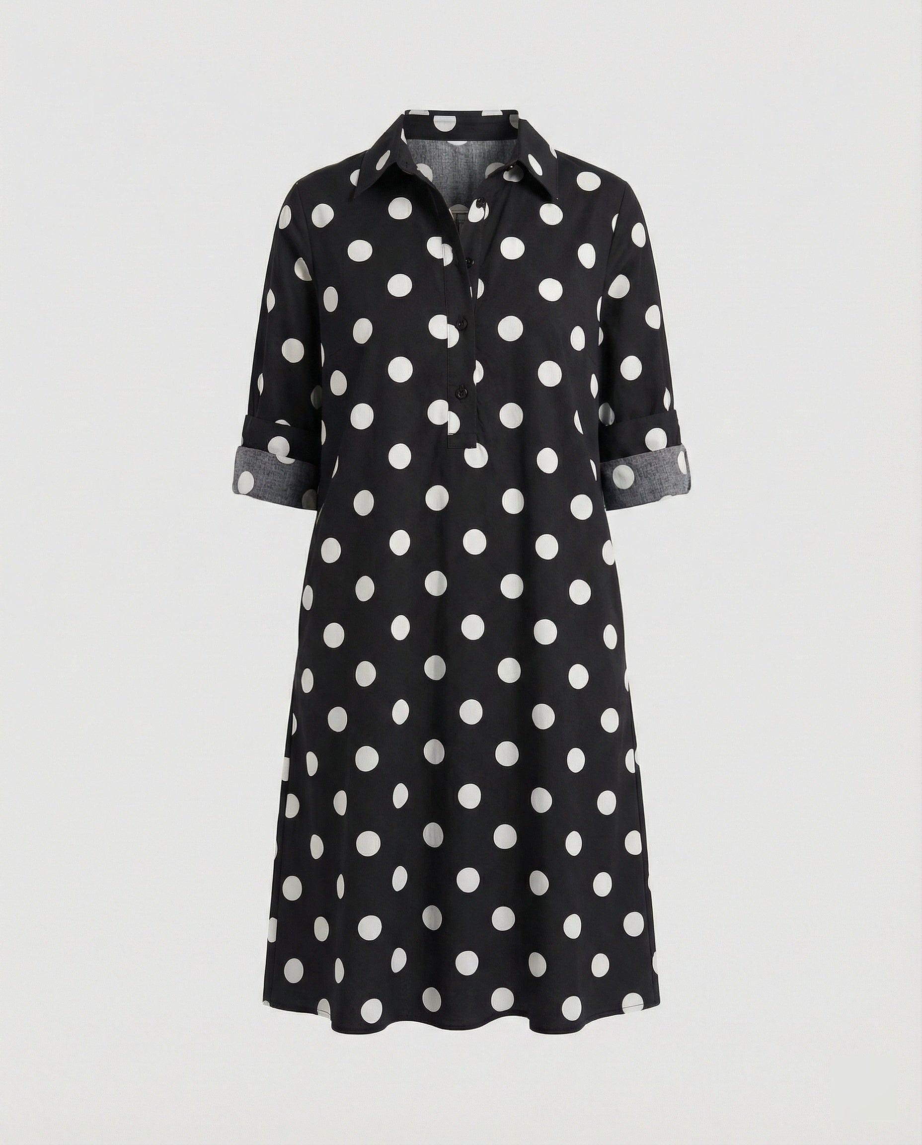 Liora Shirt Dress — Sunset Blush