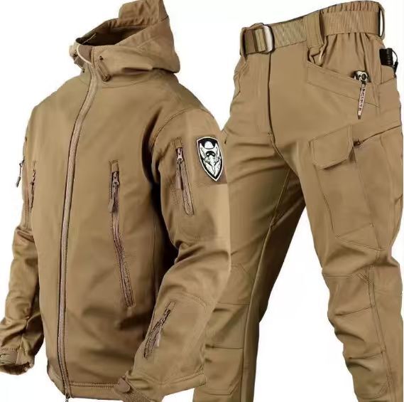 The Kaelen Set — Noir Tactical Jacket & Cargo Pants