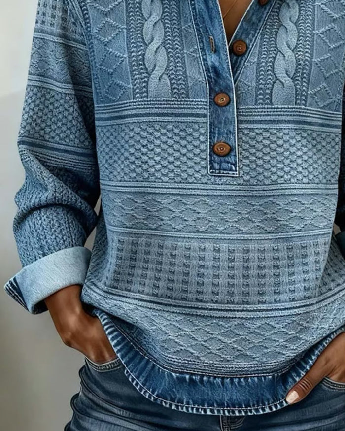Riley | Haut tendance à col