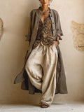 Ensemble coordonné Florence en mélange de lin