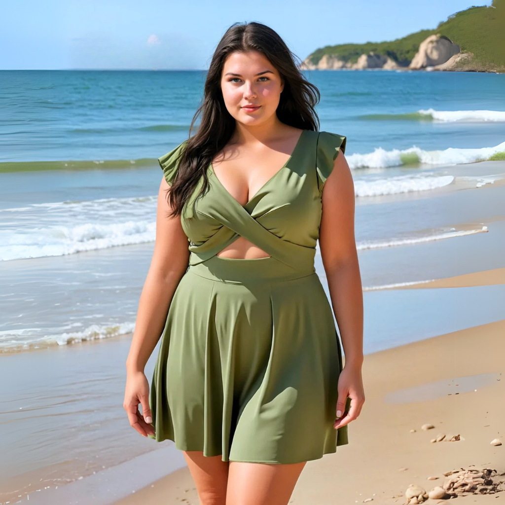 Isla One-Piece — Blush Wrap Swimsuit