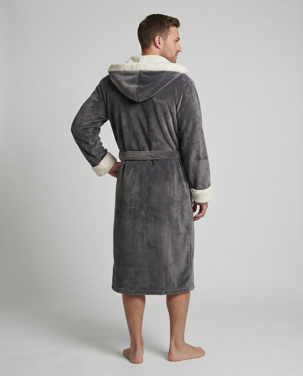The Kairo — Slate Sherpa Robe