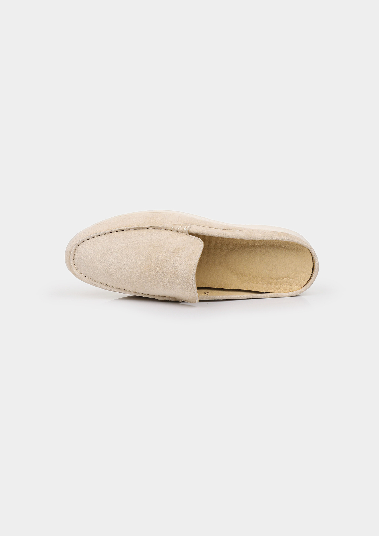 Chausson en daim ivoire Marina