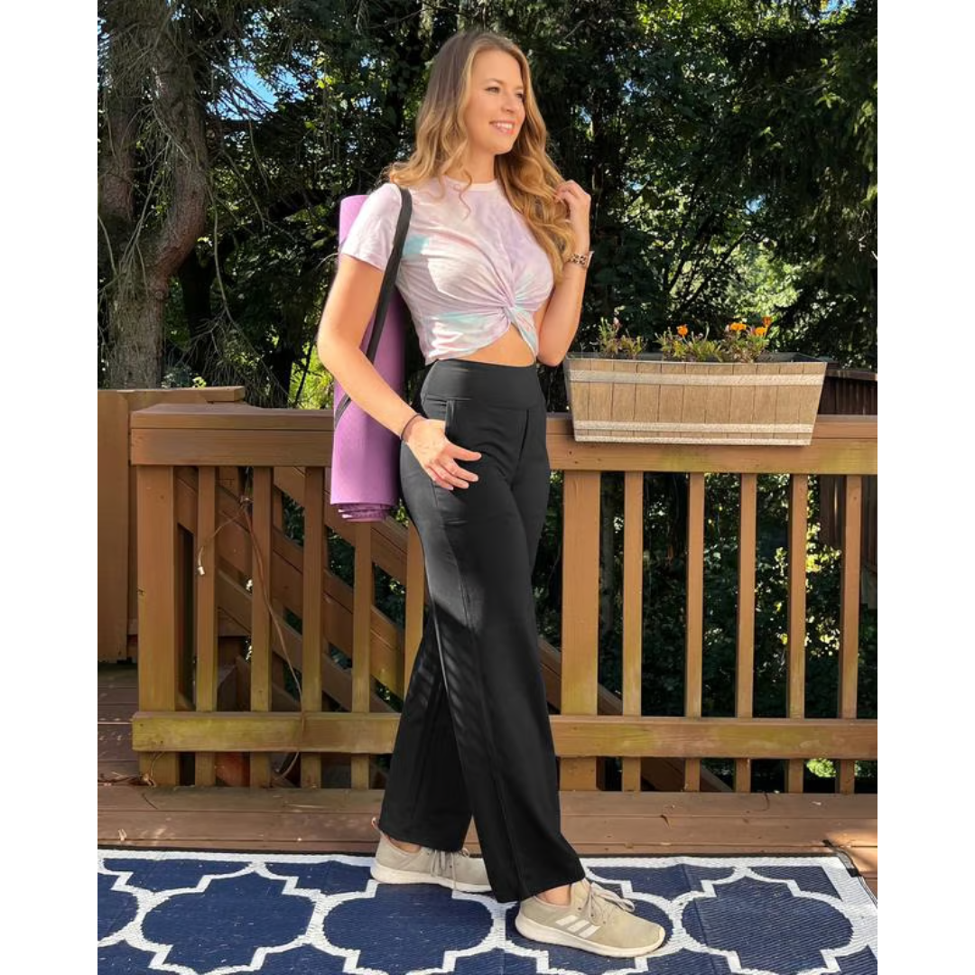 The Kyro Wide-Leg Trousers — Mist