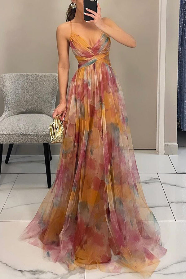 GISELLE | Robe Maxi en Chiffon