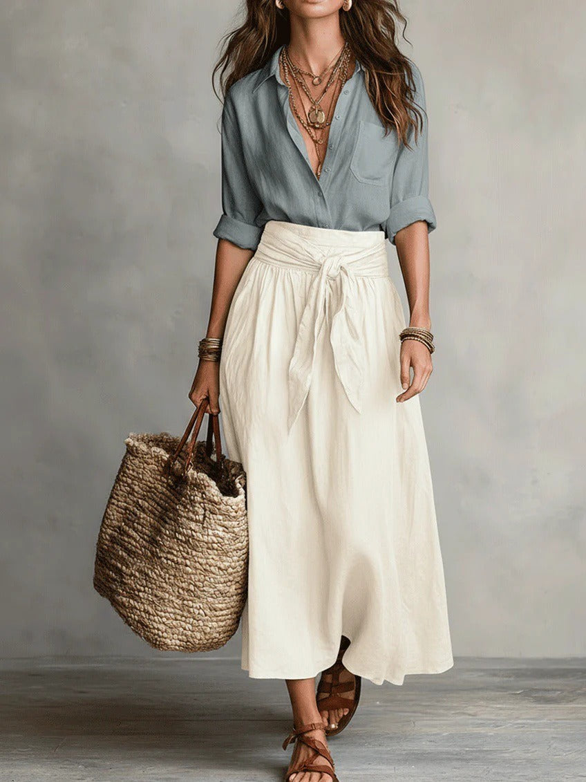VERA | Ensemble jupe midi chic