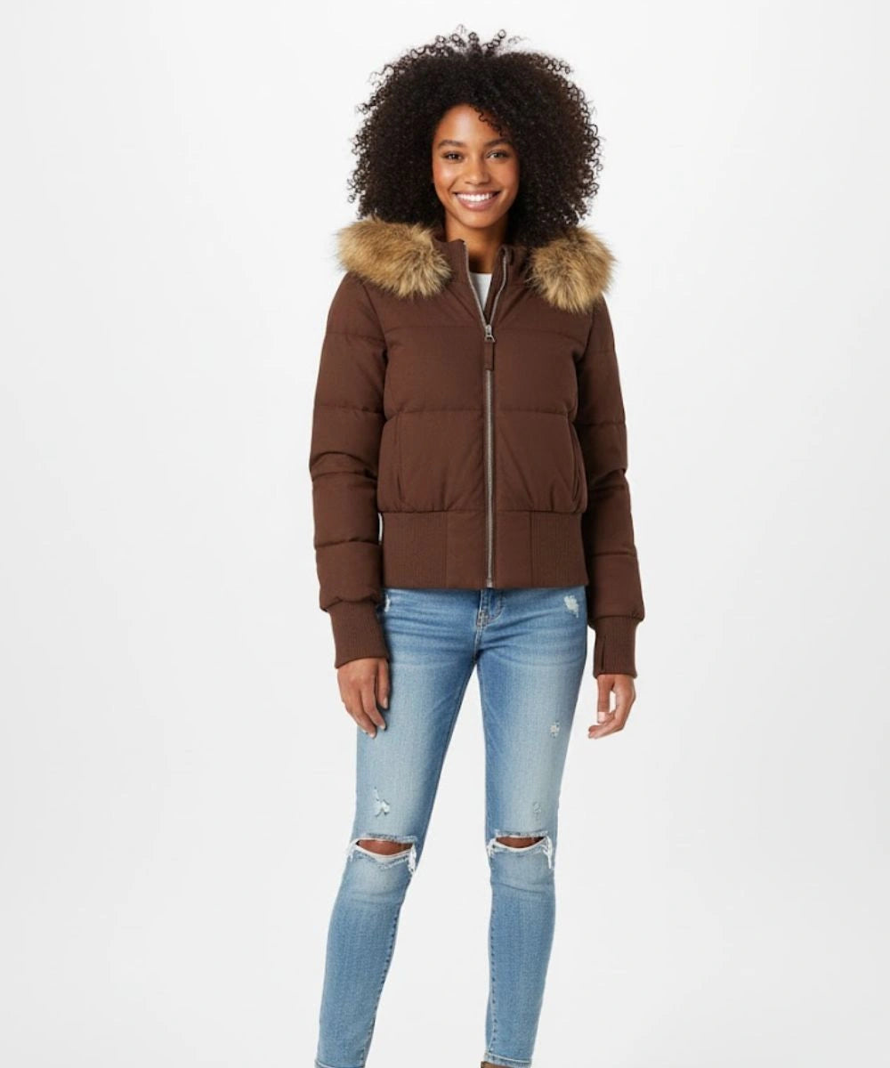 The Ivalo — Noir Quilted Puffer
