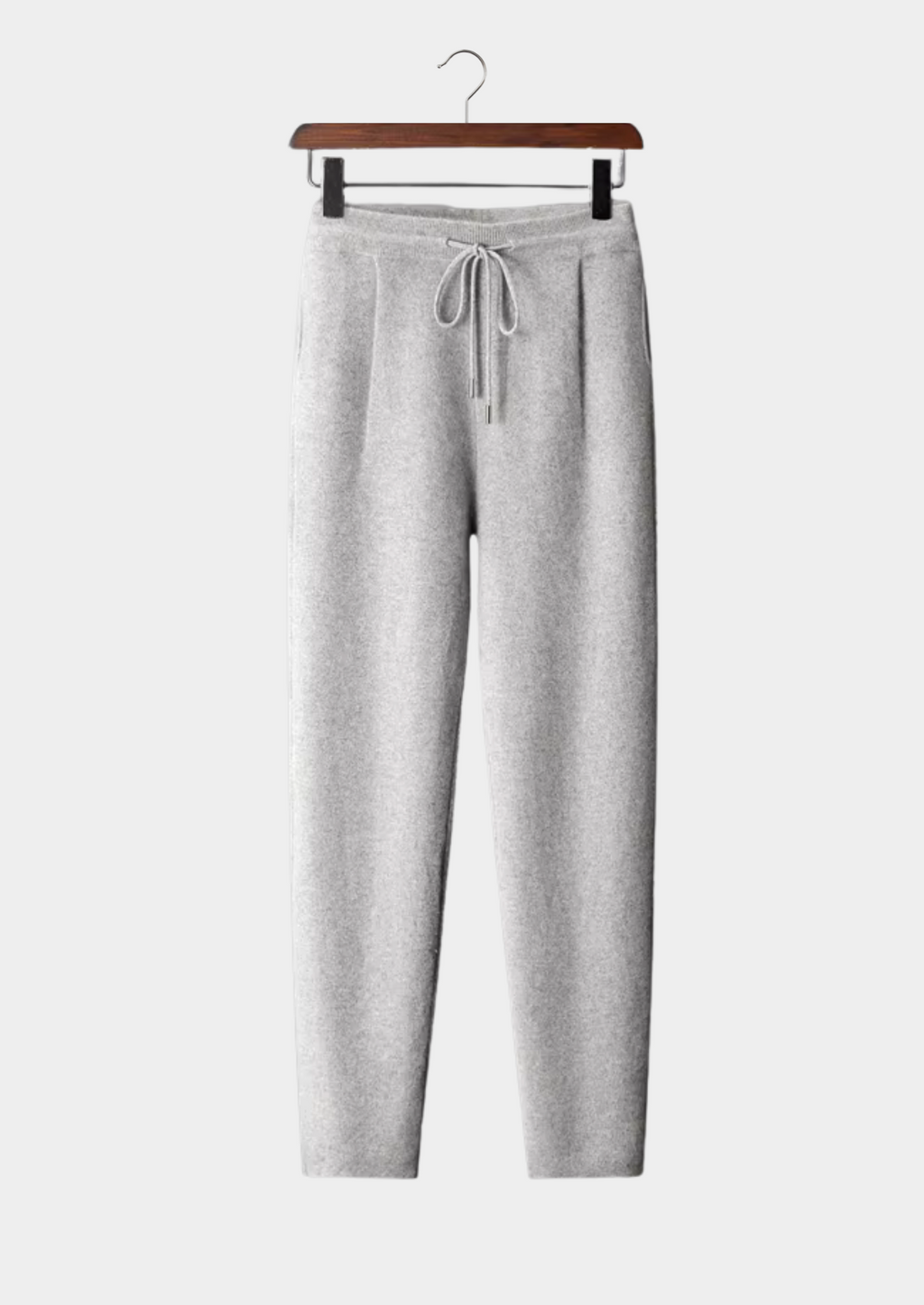PANTALON PREMIUM PLISSÉ EN CACHEMIRE