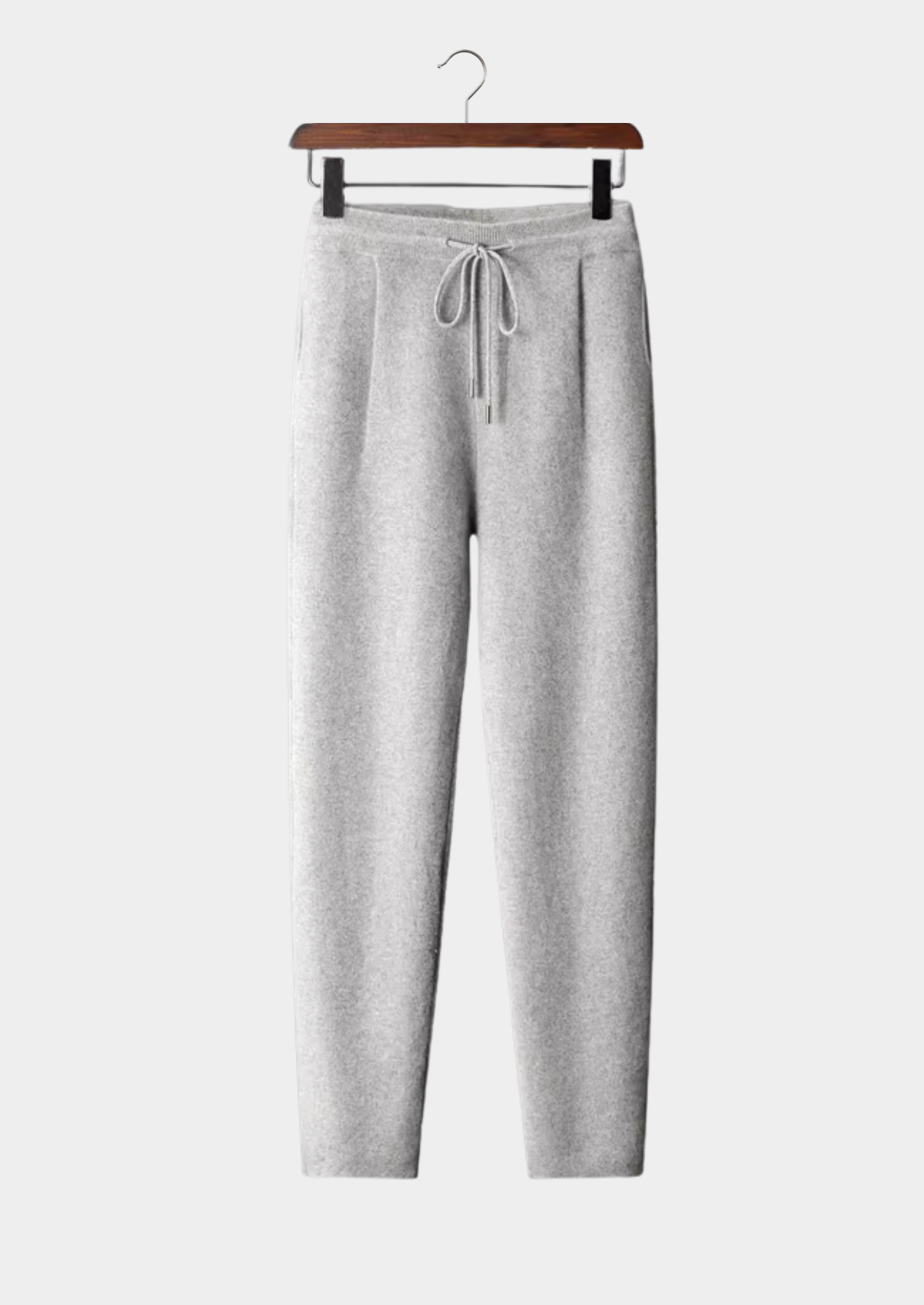 PANTALON PREMIUM PLISSÉ EN CACHEMIRE