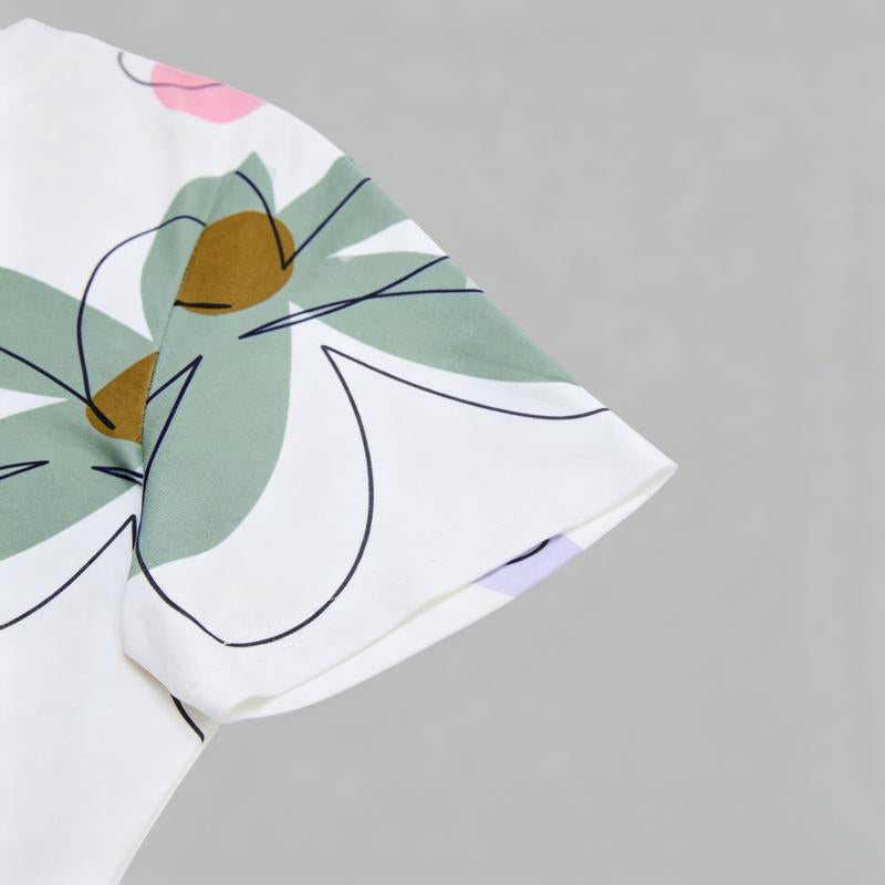 T-shirt décontracté avec imprimé floral