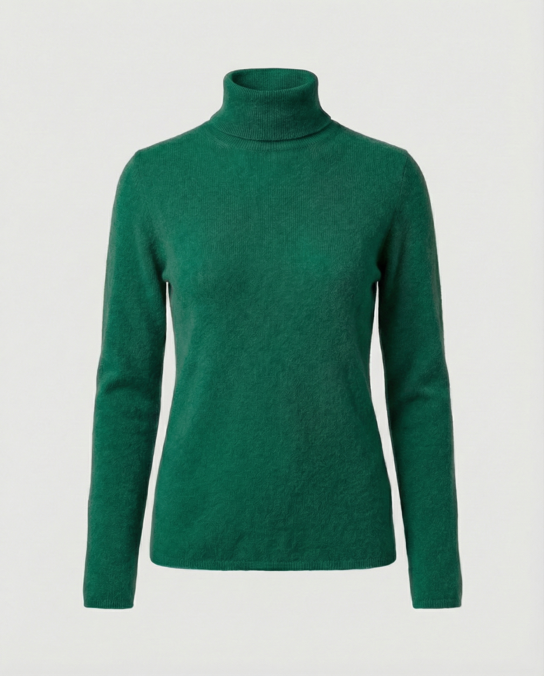 The Leona — Chestnut Turtleneck Sweater