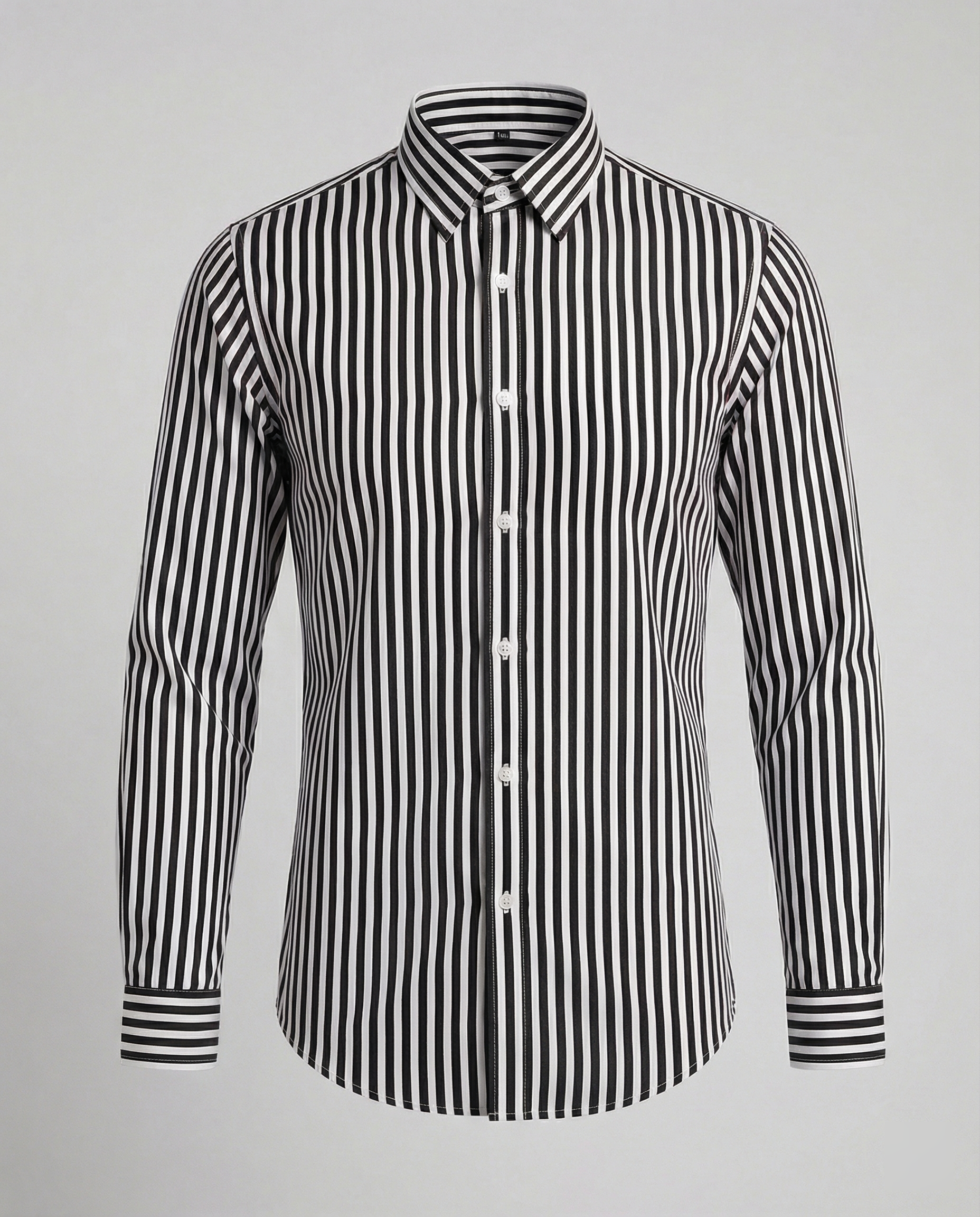 The Antonio Stripe — Scarlet Cotton Shirt
