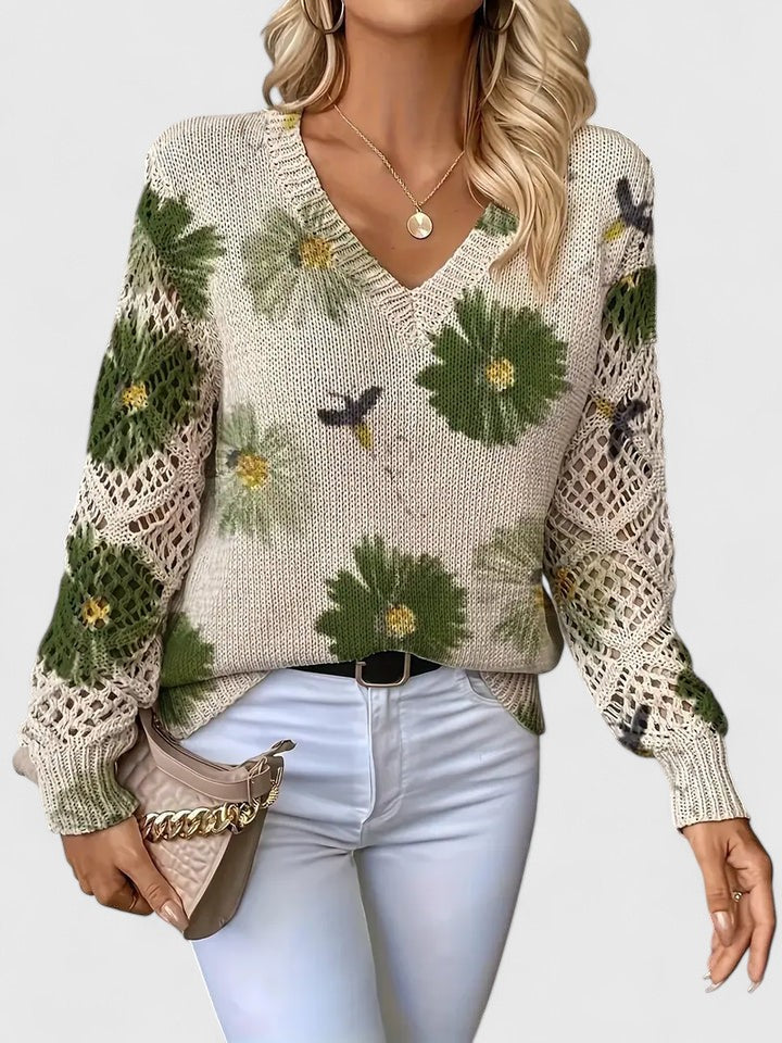 The Fiora Knit — Amethyst Bloom