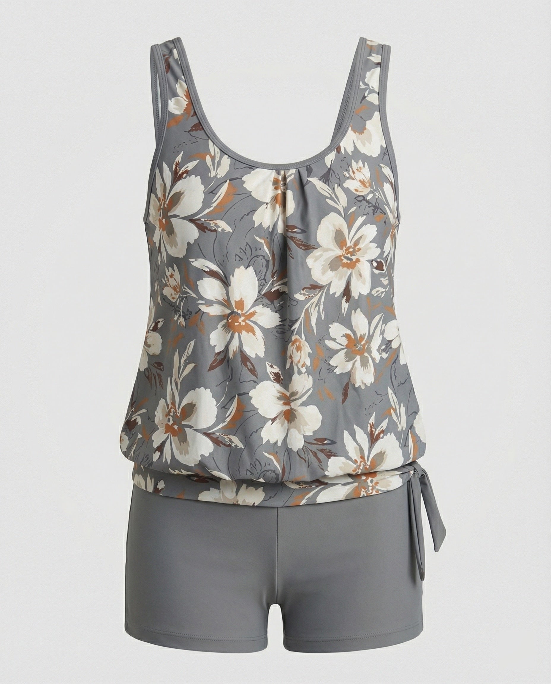 Sano Set — Driftwood Tankini & Shorts