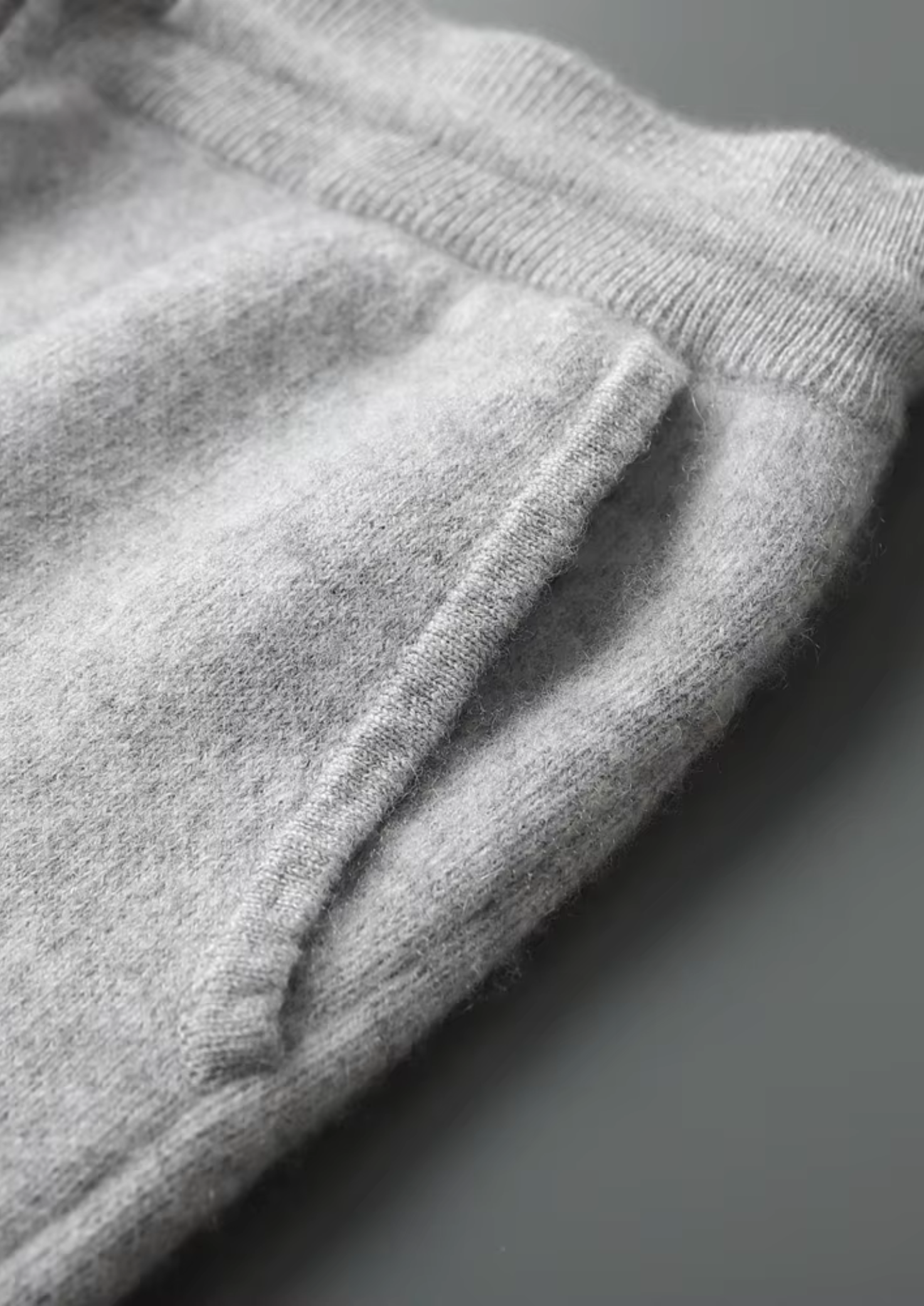 PANTALON DE JOGGING DÉCONTRACTÉ EN CACHEMIRE PREMIUM