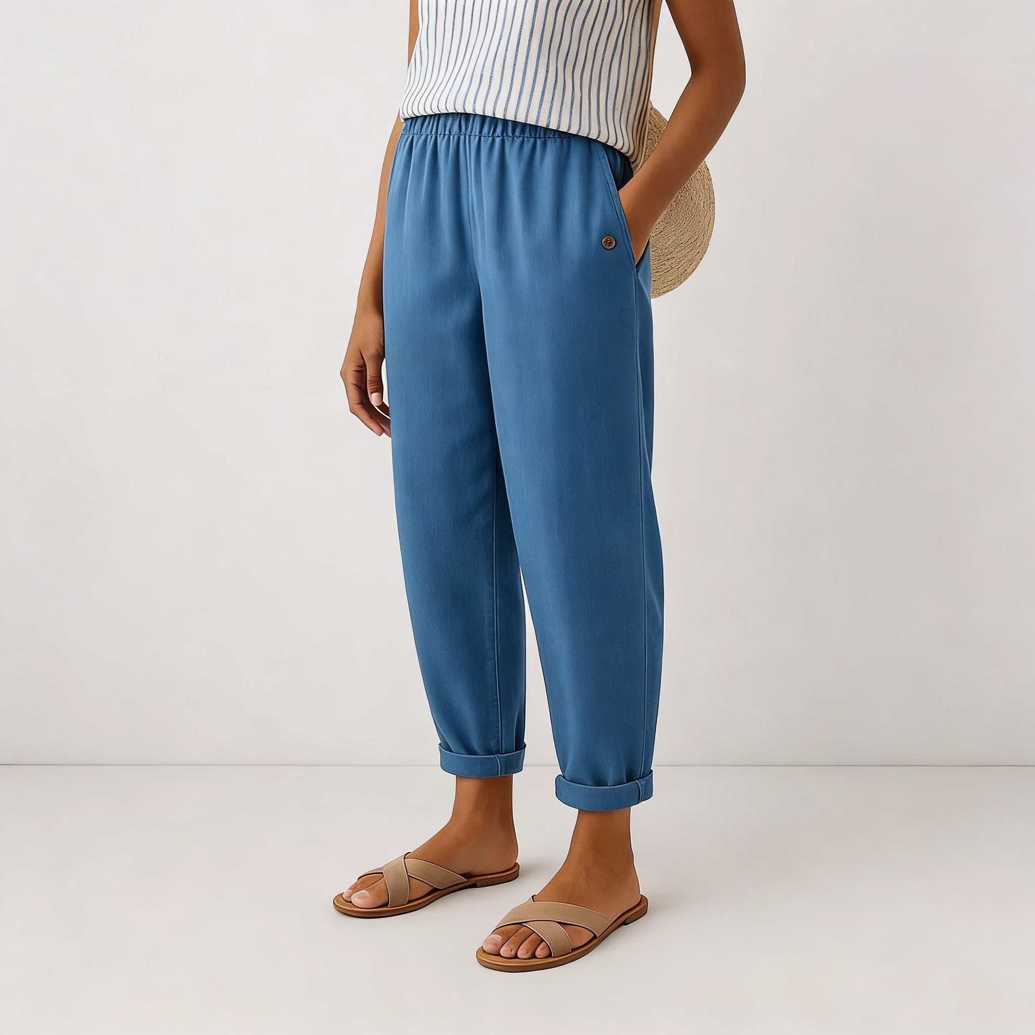 Stella | Pantalon en lin intemporel