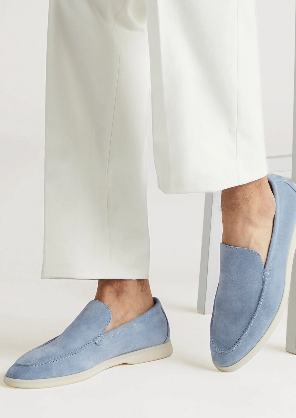 Mocassins MARINA - Bleu Ciel