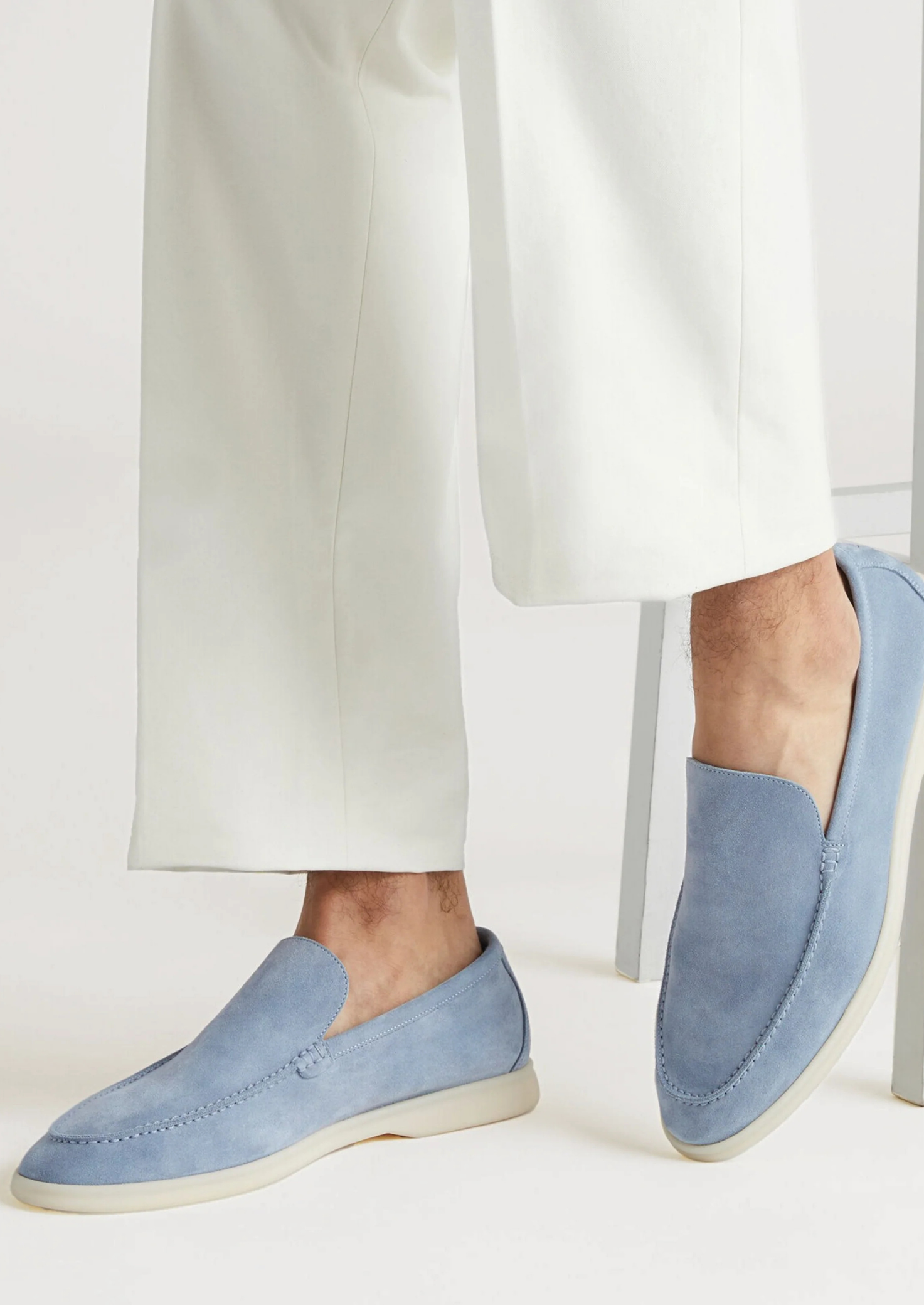 Mocassins MARINA - Bleu Ciel