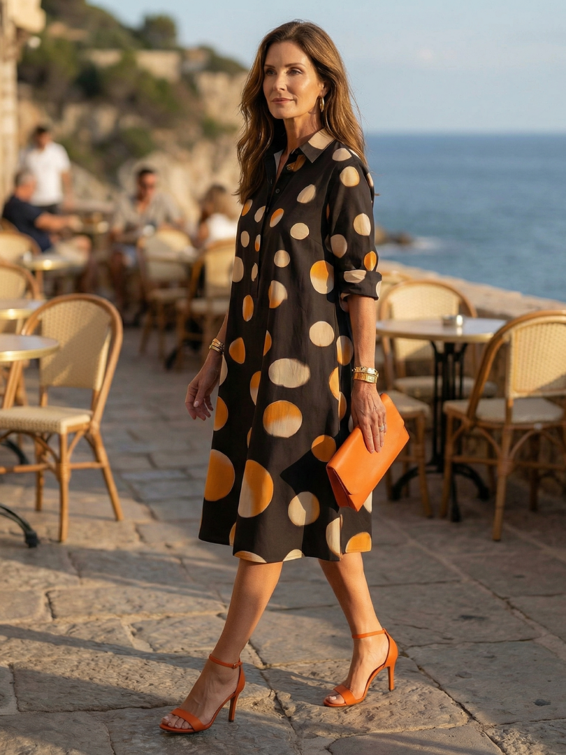 Vespera | Robe Spot au Coucher du Soleil