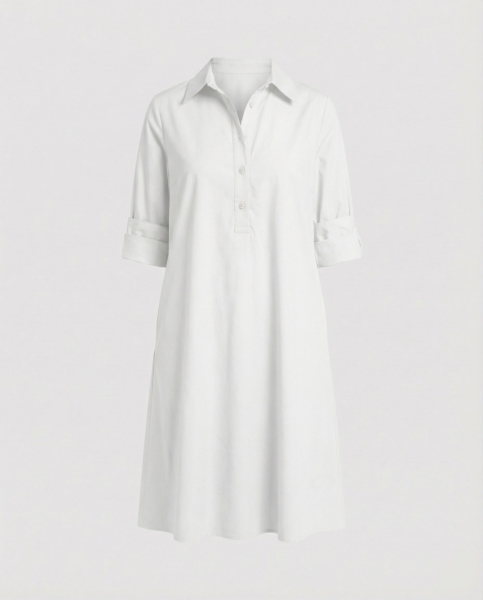 Liora Shirt Dress — Sunset Blush