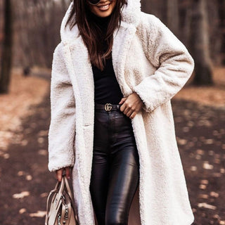 The Kaia — Hooded Teddy Coat