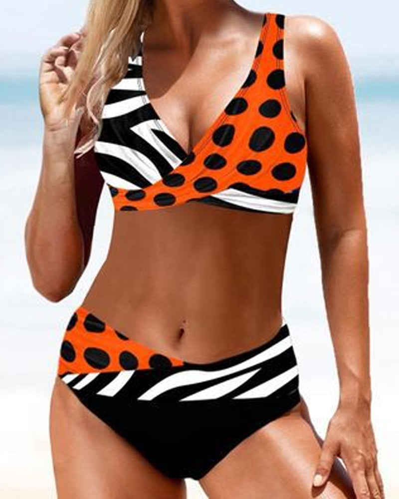 Eva - Bikini coloré éclatant et joyeux