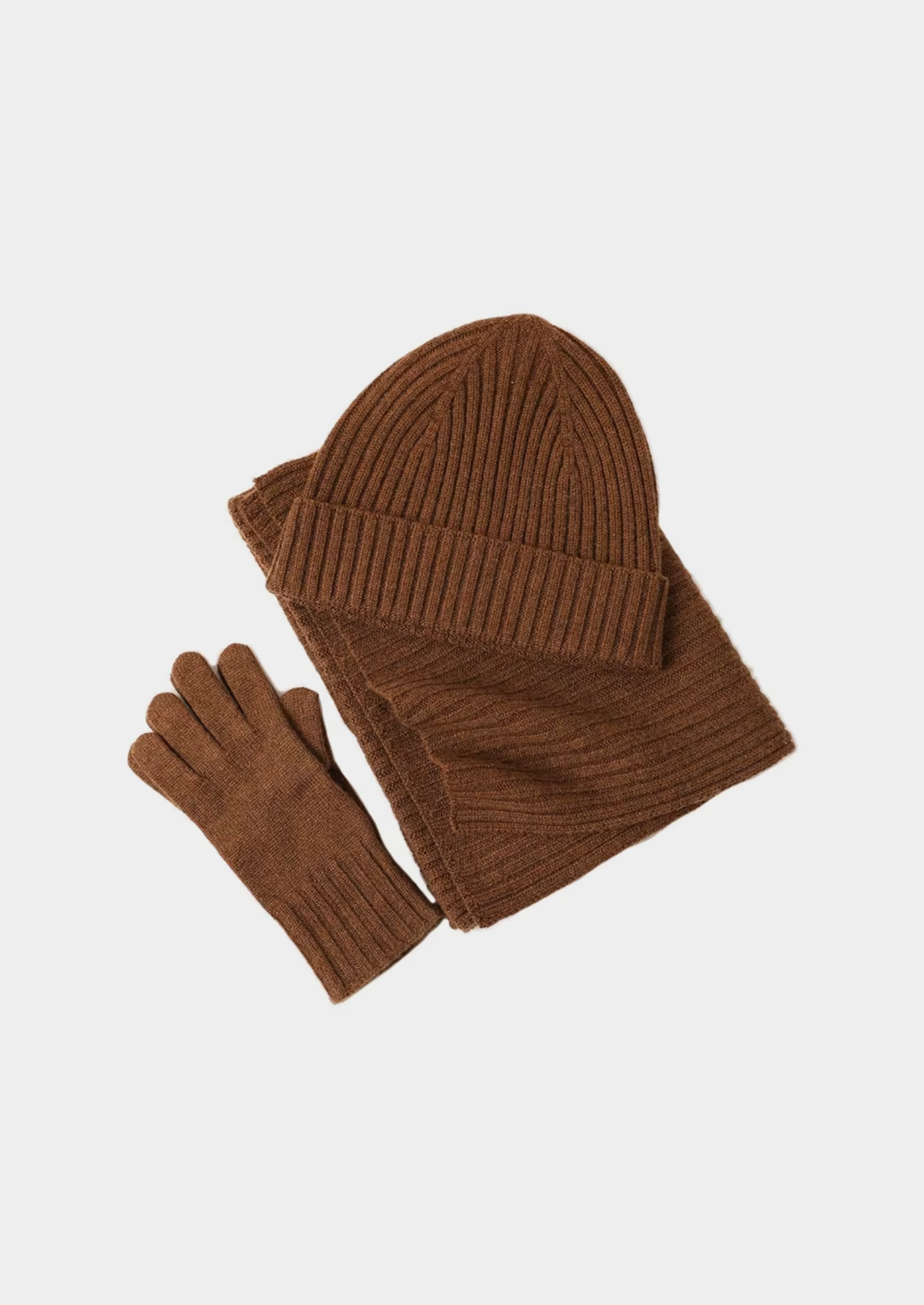 ESSENTIELS D'HIVER EN LAINE MÉRINOS EXTRA-FINE PURE – CAFÉ