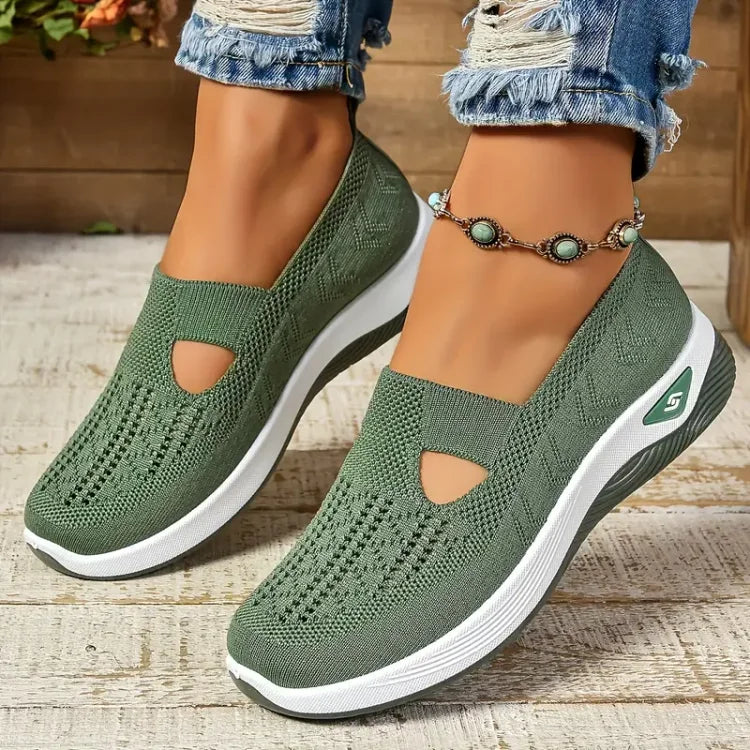 The Lyra Knit Slip-On — Midnight