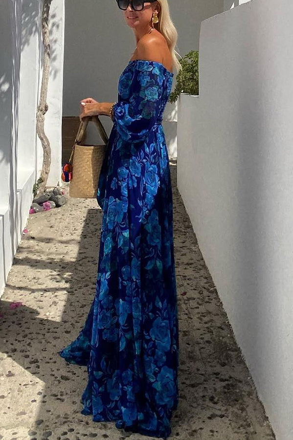 Yara™ - Robe Maxi avec Design Floral Romantique