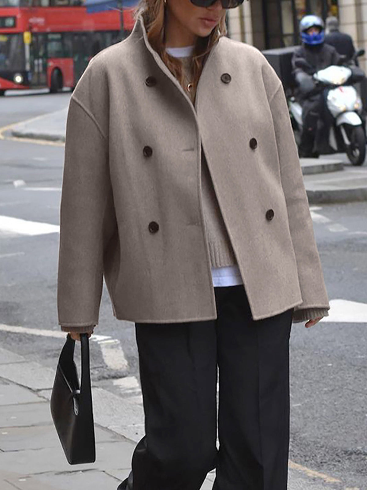 The Liora — Sand Wool Jacket