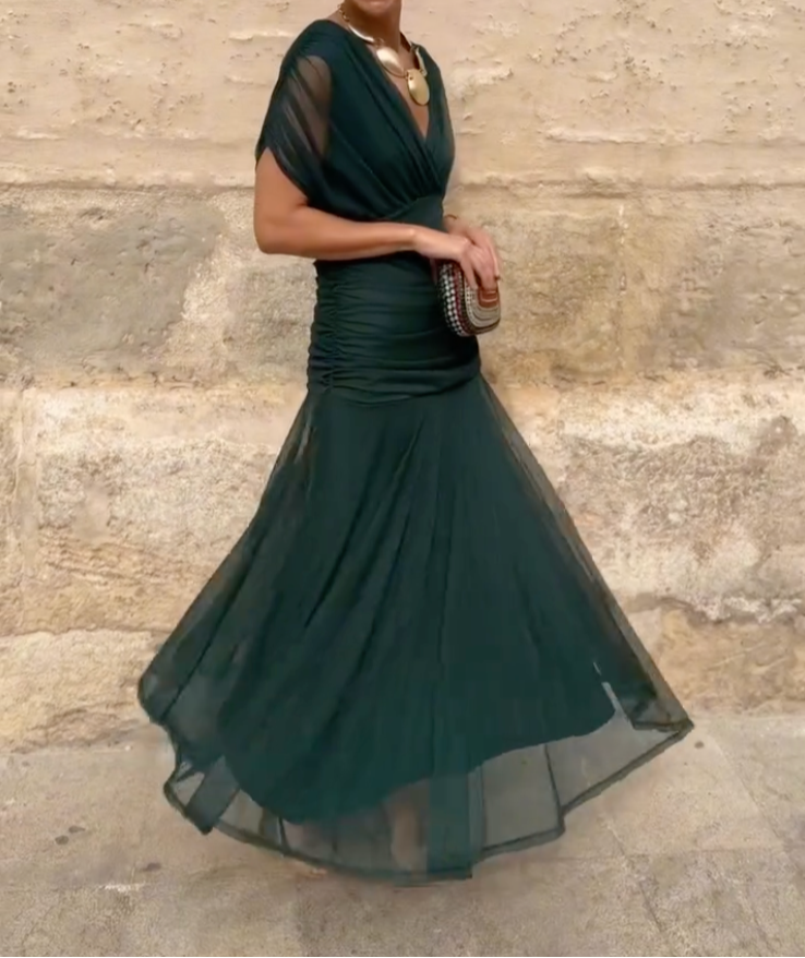 Lady™ - Robe portefeuille drapée