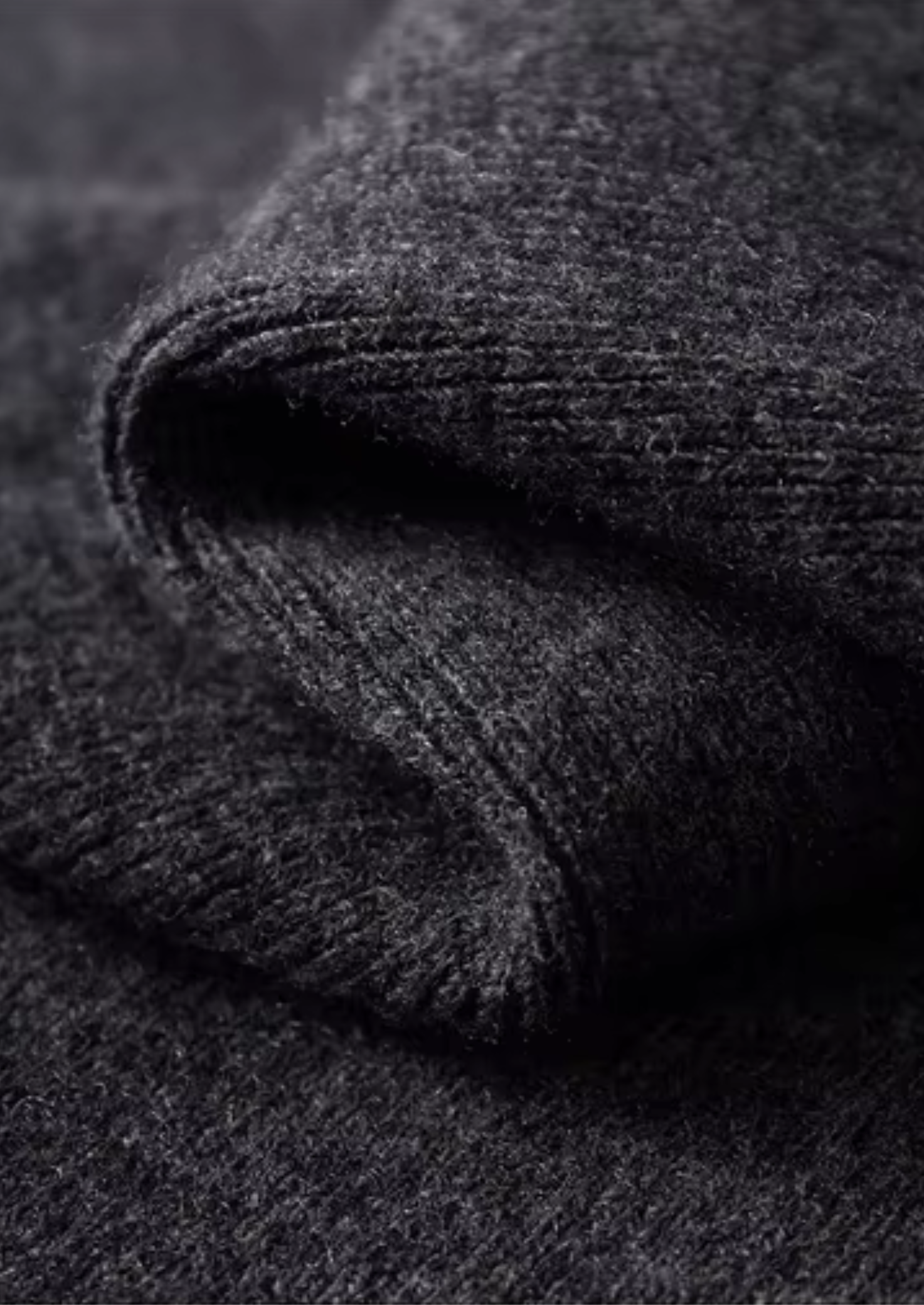 Cardigan polo côtelé en laine mérinos extra-fine pure