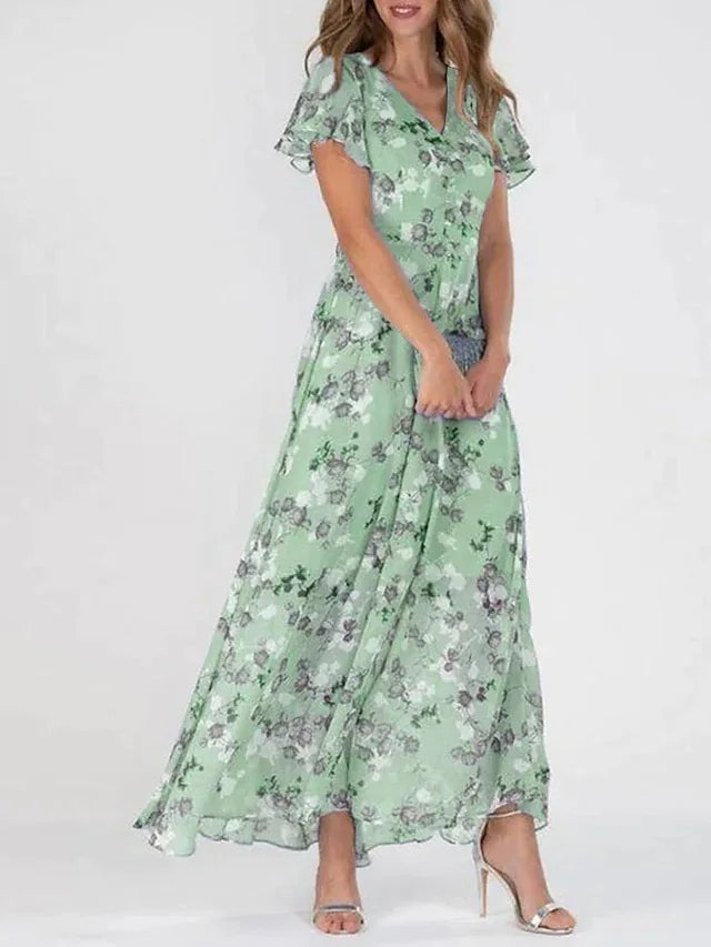 Fleur™ - Robe Chic avec Effet Galbant