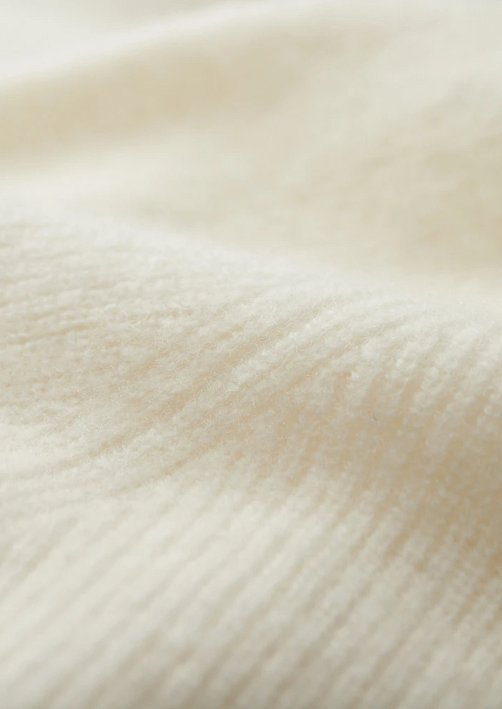 Pull côtelé en cachemire premium à demi-fermeture éclair