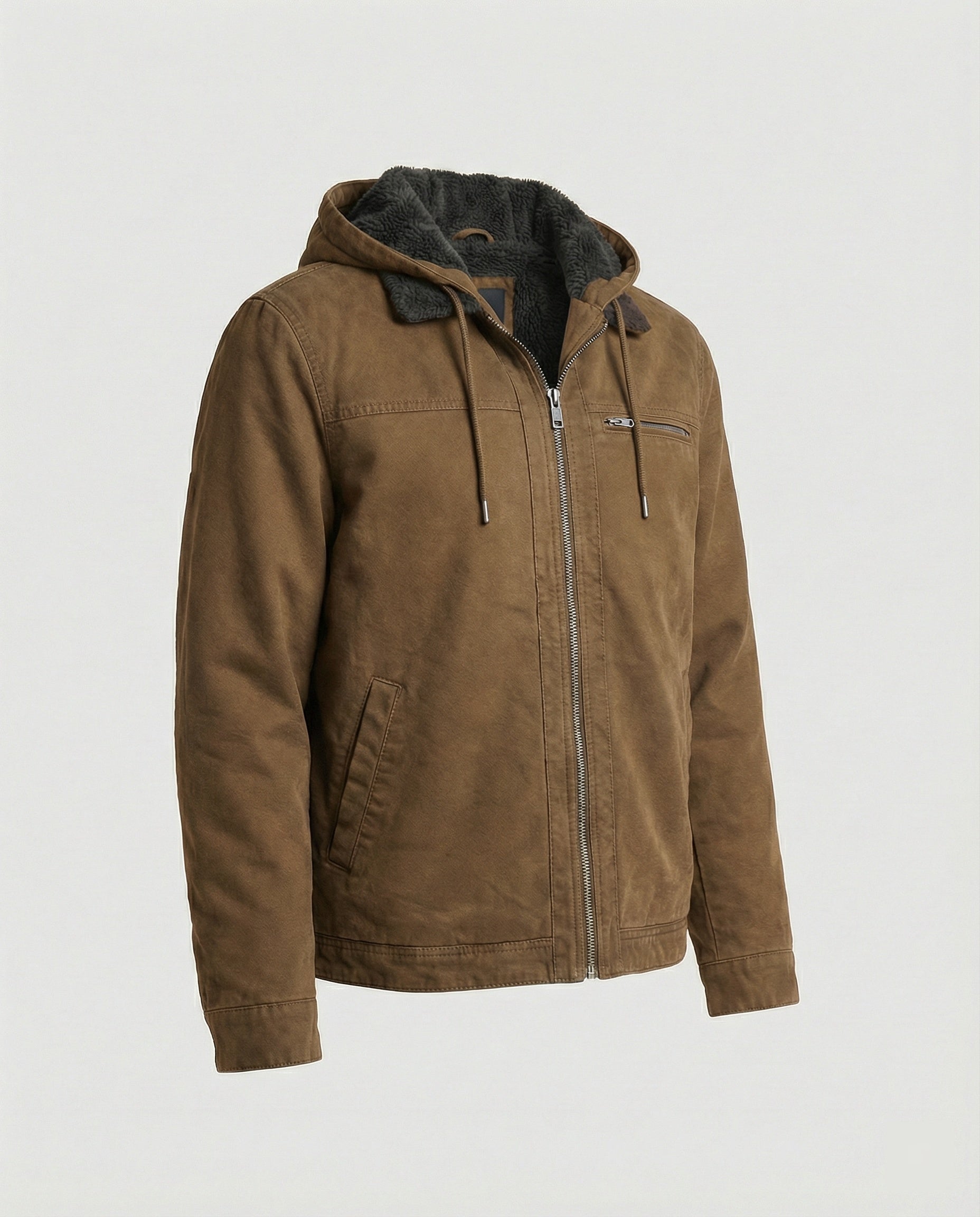 The Einar — Slate Hooded Jacket