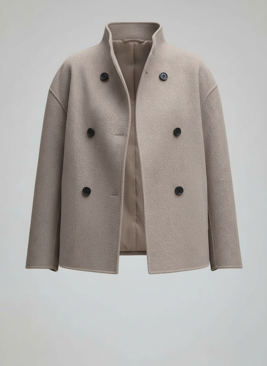 The Liora — Sand Wool Jacket