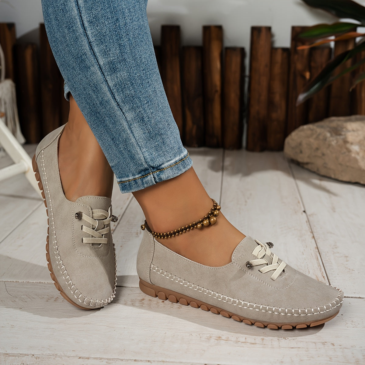 The Ellen — Whisper Suede Moccasins